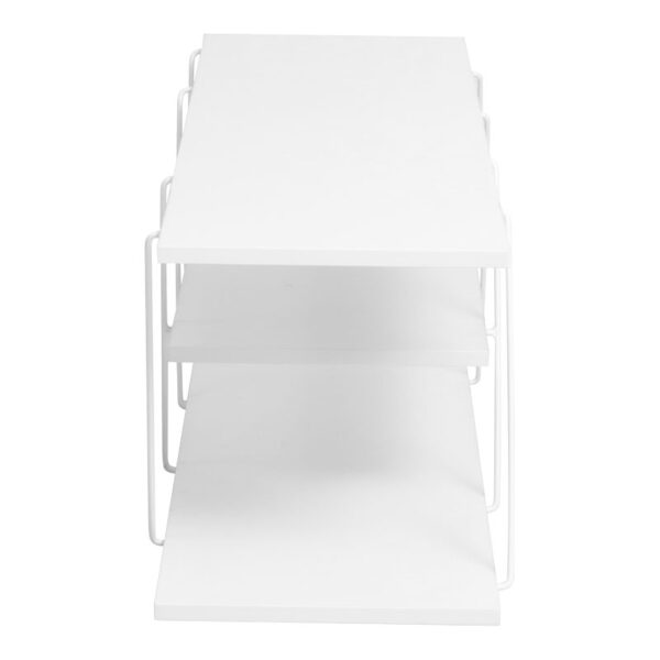 Έπιπλο τηλεόρασης Tars pakoworld λευκό 120x30x33εκ (x1) - Image 3