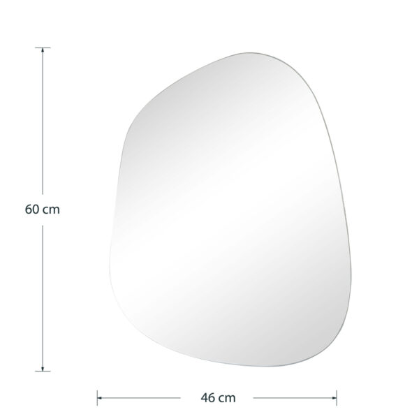 Καθρέπτης Ιrregular 4 pakoworld 46x1x60εκ (x1) - Image 3