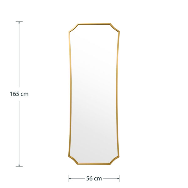 Καθρέπτης Torfu pakoworld χρυσό 56x2x165εκ (x1) - Image 3