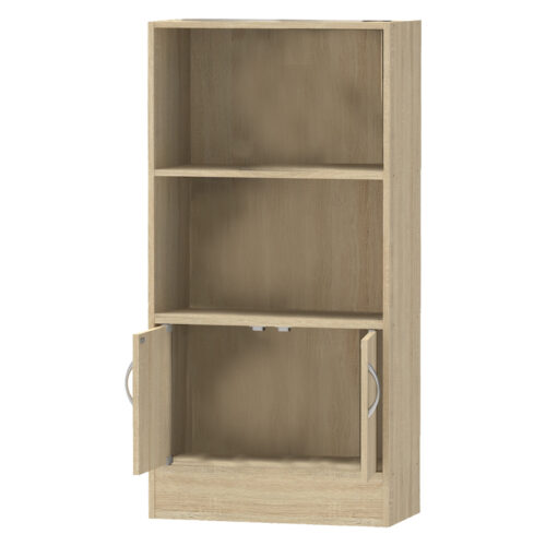 Βιβλιοθήκη Negan pakoworld sonoma μελαμίνης 60x30x120εκ (x1)