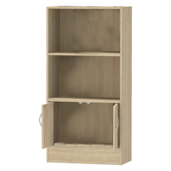 Βιβλιοθήκη Negan pakoworld sonoma μελαμίνης 60x30x120εκ (x1)