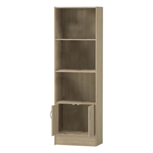 Βιβλιοθήκη Negan pakoworld sonoma μελαμίνης 57x33x180εκ (x1)