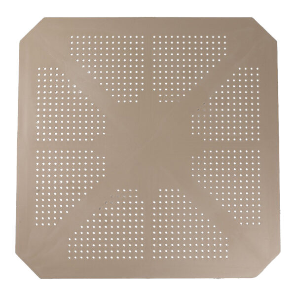 Τραπέζι Icon  pakoworld PP σε απόχρωση cappucino 80x80x74.5εκ (x1) - Image 2