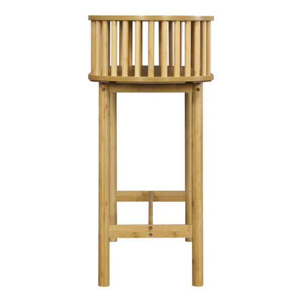 Κονσόλα Nodial pakoworld MDF/Bamboo σε φυσική απόχρωση 120x39x85εκ (x1) - Image 2