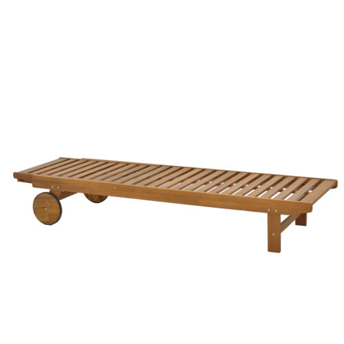 Ξαπλώστρα Weylar pakoworld ξύλο ακακίας φυσικό 60x193x30εκ (x1)