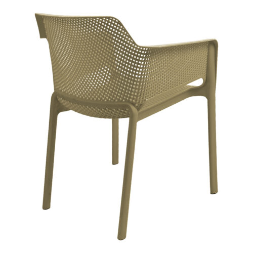 Πολυθρόνα Oviez pakoworld pp σε cappuccino απόχρωση 59x58x79εκ (x1)