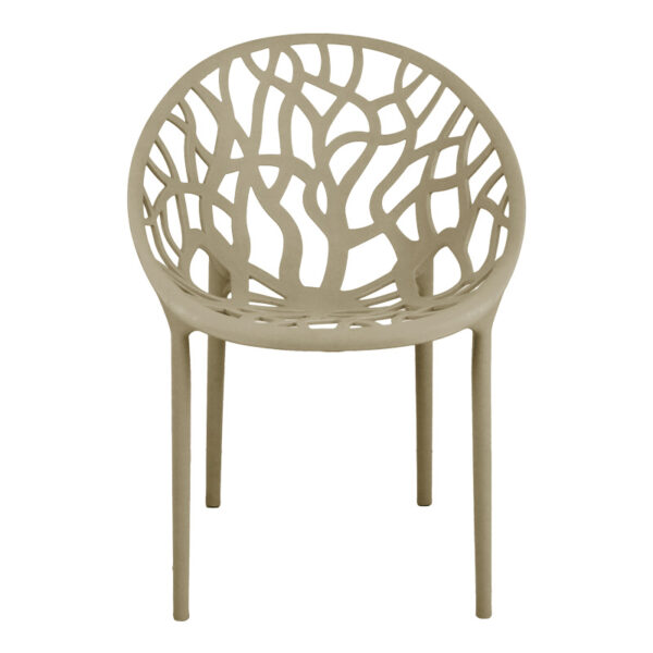 Πολυθρόνα Daren pakoworld pp σε cappuccino απόχρωση 59x60x79,5εκ (x1) - Image 3