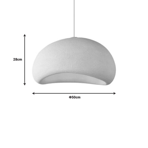Φωτιστικό οροφής Zulcere I pakoworld λευκό ps 50x28εκ (x1)