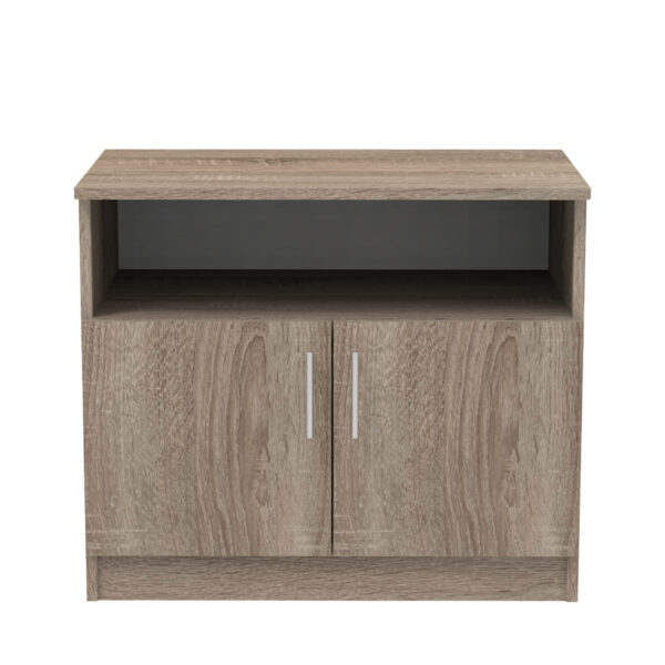 Ντουλάπι χαμηλό Galdow pakoworld σε sonoma truffle απόχρωση 80x45x60εκ (x1)
