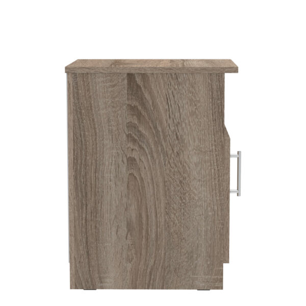 Ντουλάπι χαμηλό Galdow pakoworld σε sonoma truffle απόχρωση 80x45x60εκ (x1) - Image 3
