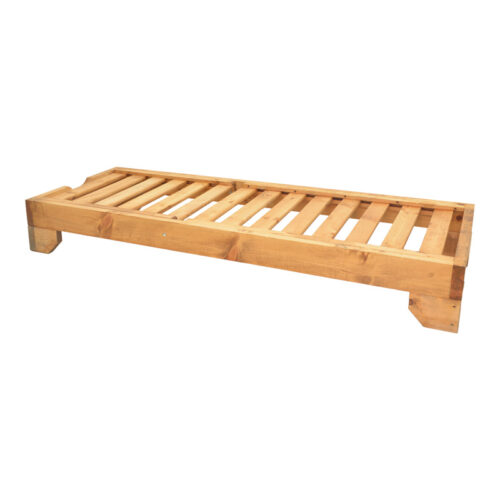 Ξαπλώστρα Zalka pakoworld L1 σε φυσική απόχρωση 66x197x28εκ (x1)
