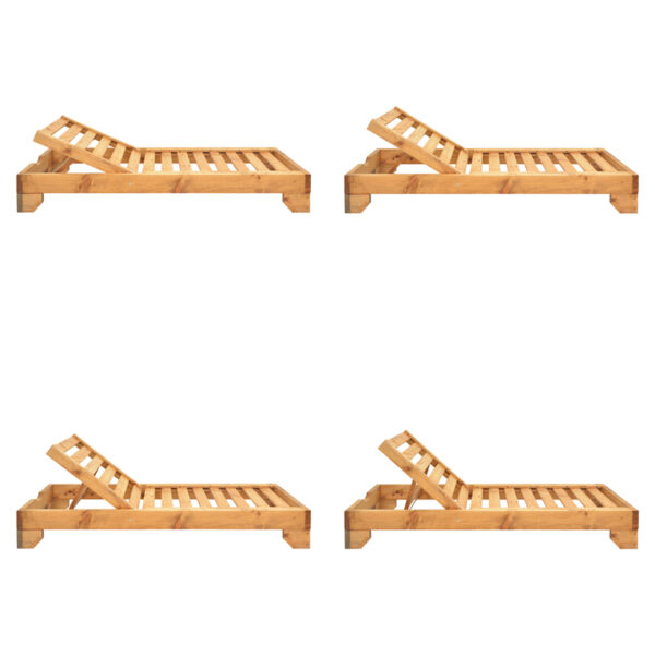 Ξαπλώστρα Zalka pakoworld L1 σε φυσική απόχρωση 66x197x28εκ (x1) - Image 3