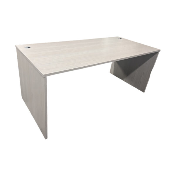 Γραφείο εργασίας Armadi pakoworld σε sonoma-λευκή απόχρωση 160x80x75εκ (x1) - Image 3