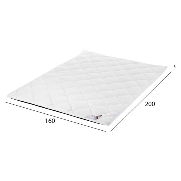 ΑΝΩΣΤΡΩΜΑ HM670.06 ΜΕ FOAM ΛΕΥΚΟ 160x200x5Y εκ. (x1) - Image 2