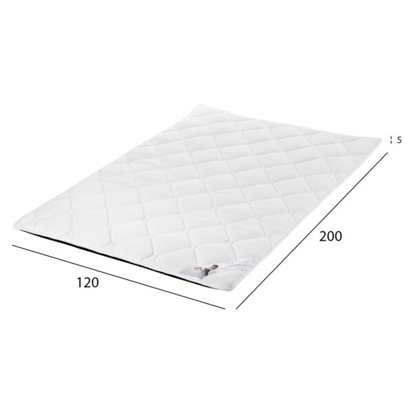 ΑΝΩΣΤΡΩΜΑ HM670.08 ΜΕ FOAM ΛΕΥΚΟ 120x200x5Y εκ. (x1) - Image 2