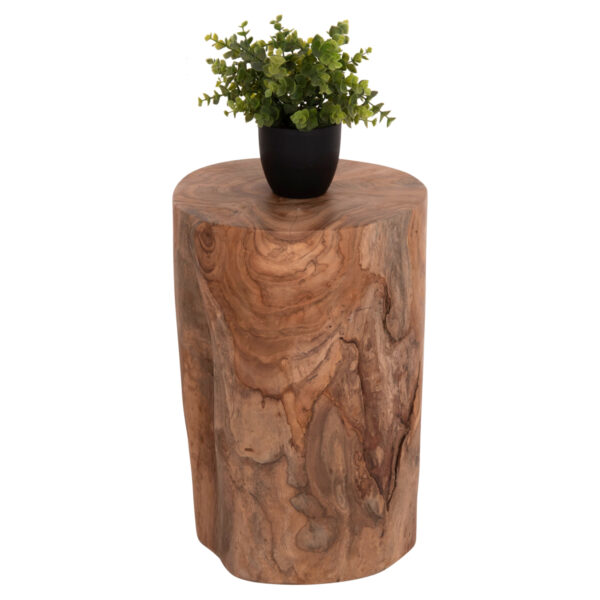 ΒΟΗΘΗΤΙΚΟ ΤΡΑΠΕΖΑΚΙ/ΣΚΑΜΠΟ TRONCO HM9374.21 ΞΥΛΟ TEAK--ΦΥΣΙΚΟ Φ30x45Υεκ. (x1) - Image 3