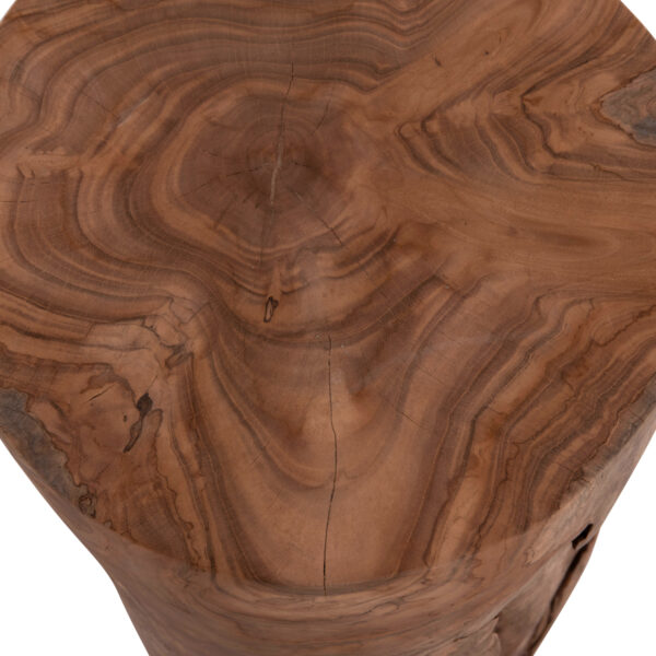 ΒΟΗΘΗΤΙΚΟ ΤΡΑΠΕΖΑΚΙ/ΣΚΑΜΠΟ TRONCO HM9374.21 ΞΥΛΟ TEAK--ΦΥΣΙΚΟ Φ30x45Υεκ. (x1) - Image 7