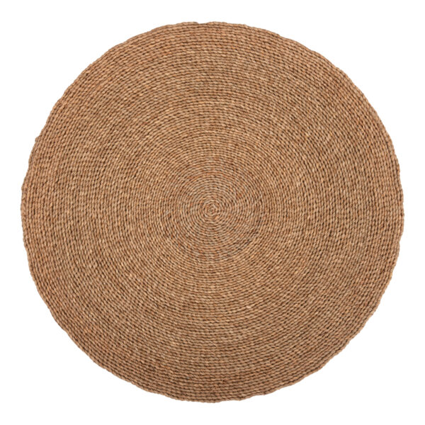 ΧΑΛΙ ΣΤΡΟΓΓΥΛΟ CRATER HM7847 MENDONG GRASS ΣΕ ΦΥΣΙΚΟ ΧΡΩΜΑ Φ100 εκ. (x1)