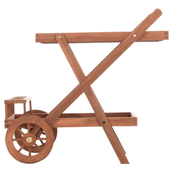 ΔΙΣΚΟΣ ΣΕΡΒΙΡΙΣΜΑΤΟΣ ΣΕ ΤΡΟΛΕΥ ALFRED HM4579 ΞΥΛΟ TEAK--ΦΥΣΙΚΟ 86x56x80Υεκ. (x1) - Image 3