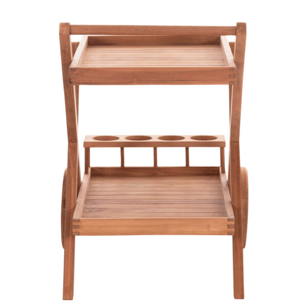 ΔΙΣΚΟΣ ΣΕΡΒΙΡΙΣΜΑΤΟΣ ΣΕ ΤΡΟΛΕΥ ALFRED HM4579 ΞΥΛΟ TEAK--ΦΥΣΙΚΟ 86x56x80Υεκ. (x1) - Image 4