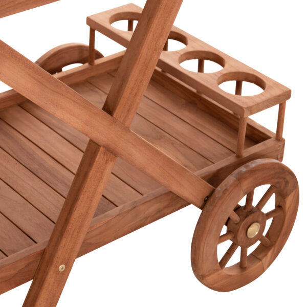 ΔΙΣΚΟΣ ΣΕΡΒΙΡΙΣΜΑΤΟΣ ΣΕ ΤΡΟΛΕΥ ALFRED HM4579 ΞΥΛΟ TEAK--ΦΥΣΙΚΟ 86x56x80Υεκ. (x1) - Image 6