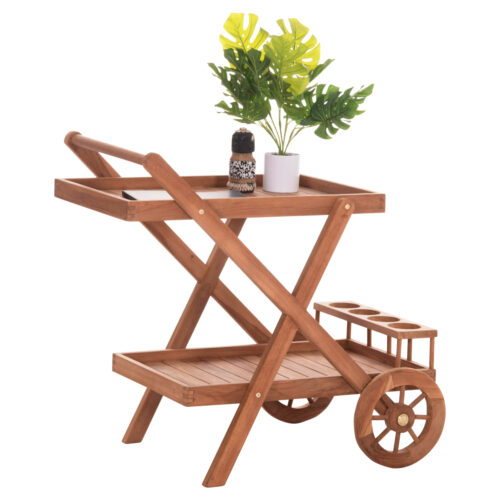 ΔΙΣΚΟΣ ΣΕΡΒΙΡΙΣΜΑΤΟΣ ΣΕ ΤΡΟΛΕΥ ALFRED HM4579 ΞΥΛΟ TEAK--ΦΥΣΙΚΟ 86x56x80Υεκ. (x1)