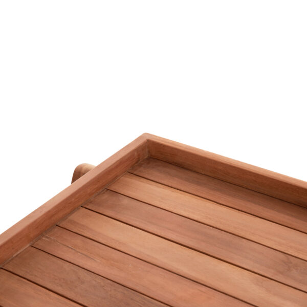 ΔΙΣΚΟΣ ΣΕΡΒΙΡΙΣΜΑΤΟΣ ΣΕ ΤΡΟΛΕΥ ALFRED HM4579 ΞΥΛΟ TEAK--ΦΥΣΙΚΟ 86x56x80Υεκ. (x1) - Image 9