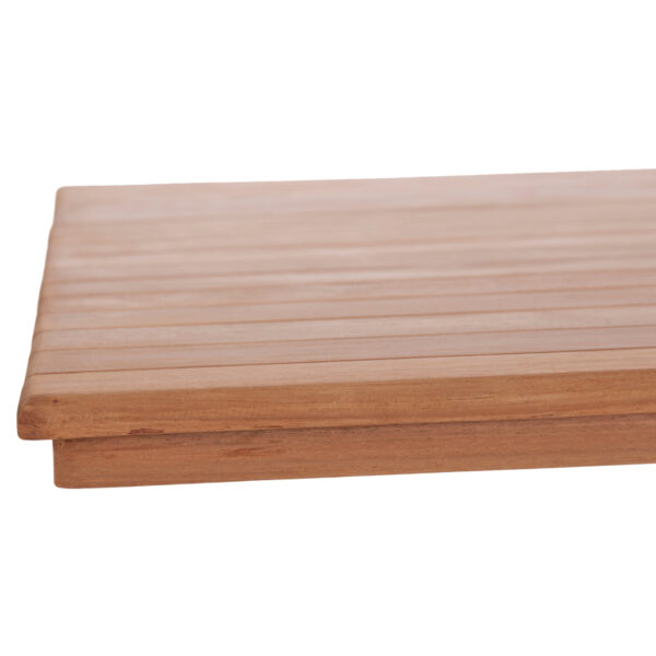ΕΠΙΦΑΝΕΙΑ ΤΡΑΠΕΖΙΟΥ ΟΡΘΟΓΩΝΙΑ HM18138 ΞΥΛΟ TEAK--ΦΥΣΙΚΟ 120x80x4(πάχος)εκ. (x1) - Image 7