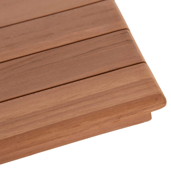 ΕΠΙΦΑΝΕΙΑ ΤΡΑΠΕΖΙΟΥ ΟΡΘΟΓΩΝΙΑ HM18138 ΞΥΛΟ TEAK--ΦΥΣΙΚΟ 120x80x4(πάχος)εκ. (x1) - Image 8
