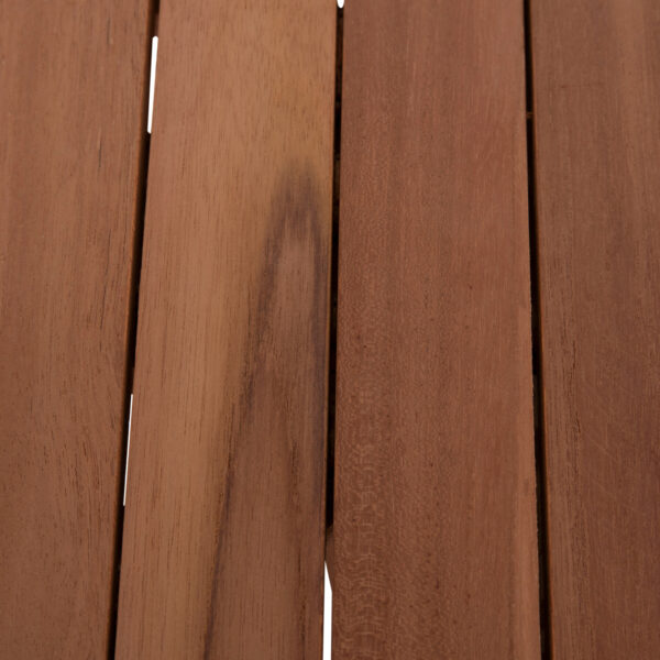ΕΠΙΦΑΝΕΙΑ ΤΡΑΠΕΖΙΟΥ ΣΤΡΟΓΓΥΛΗ HM18133 ΞΥΛΟ TEAK--ΦΥΣΙΚΟ Φ70x4(πάχος)εκ. (x1) - Image 7