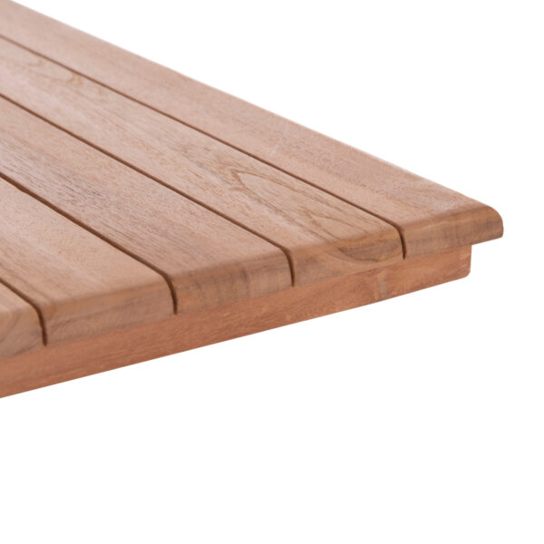 ΕΠΙΦΑΝΕΙΑ ΤΡΑΠΕΖΙΟΥ ΤΕΤΡΑΓΩΝΗ HM18135 ΞΥΛΟ TEAK--ΦΥΣΙΚΟ 60x60x4(πάχος)εκ. (x1) - Image 6