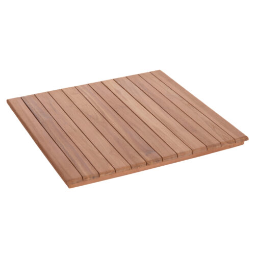 ΕΠΙΦΑΝΕΙΑ ΤΡΑΠΕΖΙΟΥ ΤΕΤΡΑΓΩΝΗ HM18135 ΞΥΛΟ TEAK--ΦΥΣΙΚΟ 60x60x4(πάχος)εκ. (x1)