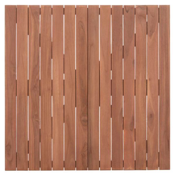 ΕΠΙΦΑΝΕΙΑ ΤΡΑΠΕΖΙΟΥ ΤΕΤΡΑΓΩΝΗ HM18136 ΞΥΛΟ TEAK--ΦΥΣΙΚΟ 70x70x4(πάχος)εκ. (x1) - Image 3