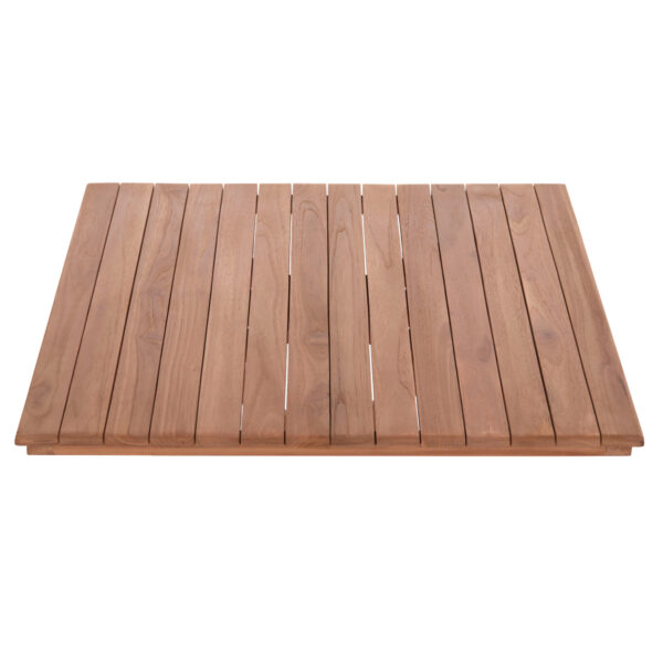ΕΠΙΦΑΝΕΙΑ ΤΡΑΠΕΖΙΟΥ ΤΕΤΡΑΓΩΝΗ HM18136 ΞΥΛΟ TEAK--ΦΥΣΙΚΟ 70x70x4(πάχος)εκ. (x1) - Image 4