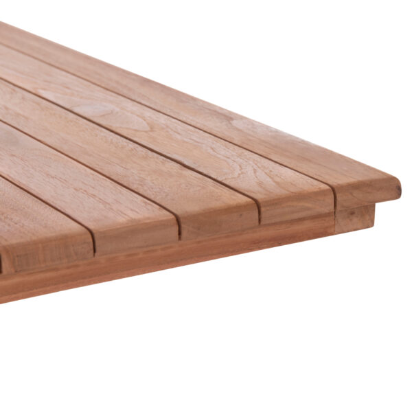 ΕΠΙΦΑΝΕΙΑ ΤΡΑΠΕΖΙΟΥ ΤΕΤΡΑΓΩΝΗ HM18136 ΞΥΛΟ TEAK--ΦΥΣΙΚΟ 70x70x4(πάχος)εκ. (x1) - Image 6
