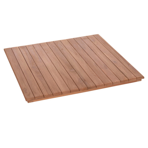 ΕΠΙΦΑΝΕΙΑ ΤΡΑΠΕΖΙΟΥ ΤΕΤΡΑΓΩΝΗ HM18136 ΞΥΛΟ TEAK--ΦΥΣΙΚΟ 70x70x4(πάχος)εκ. (x1)