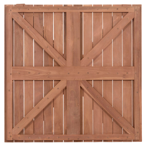 ΕΠΙΦΑΝΕΙΑ ΤΡΑΠΕΖΙΟΥ ΤΕΤΡΑΓΩΝΗ HM18136 ΞΥΛΟ TEAK--ΦΥΣΙΚΟ 70x70x4(πάχος)εκ. (x1) - Image 8