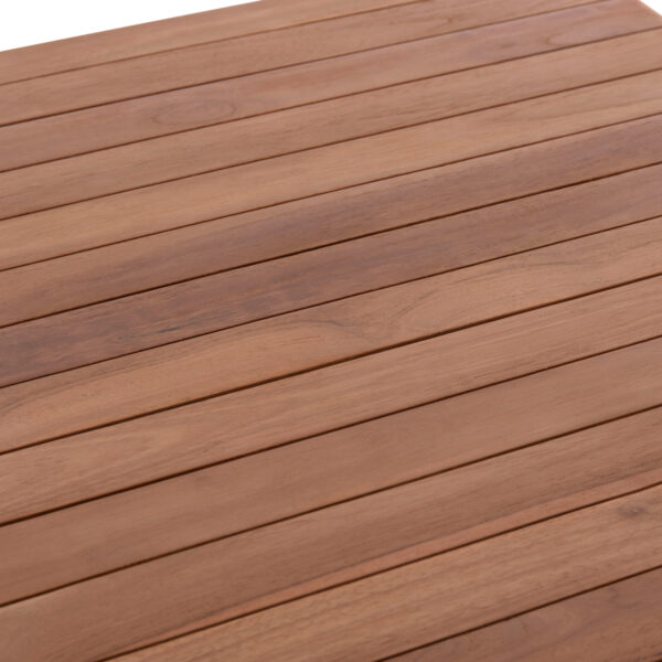 ΕΠΙΦΑΝΕΙΑ ΤΡΑΠΕΖΙΟΥ ΤΕΤΡΑΓΩΝΗ HM18137 ΞΥΛΟ TEAK--ΦΥΣΙΚΟ 80x80x4(πάχος)εκ. (x1) - Image 5