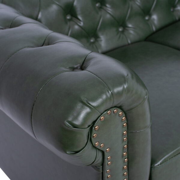 ΚΑΝΑΠΕΣ 2ΘΕΣΙΟΣ T.CHESTERFIELD HM3010.08 ΤΕΧΝΟΔΕΡΜΑ ΚΥΠΑΡΙΣΣΙ 150x90x72 εκ. (x1) - Image 7