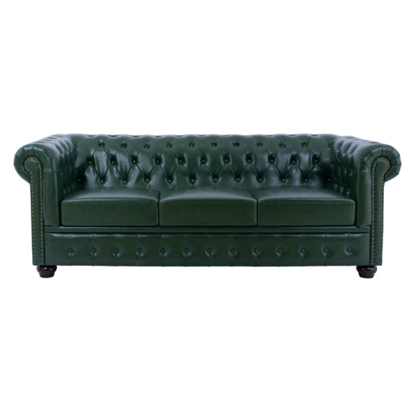 ΚΑΝΑΠΕΣ 3ΘΕΣΙΟΣ T.CHESTERFIELD HM3009.08 ΤΕΧΝΟΔΕΡΜΑ ΚΥΠΑΡΙΣΣΙ 208x90x73 εκ. (x1) - Image 3