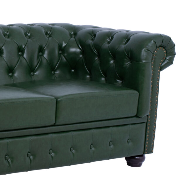 ΚΑΝΑΠΕΣ 3ΘΕΣΙΟΣ T.CHESTERFIELD HM3009.08 ΤΕΧΝΟΔΕΡΜΑ ΚΥΠΑΡΙΣΣΙ 208x90x73 εκ. (x1) - Image 6