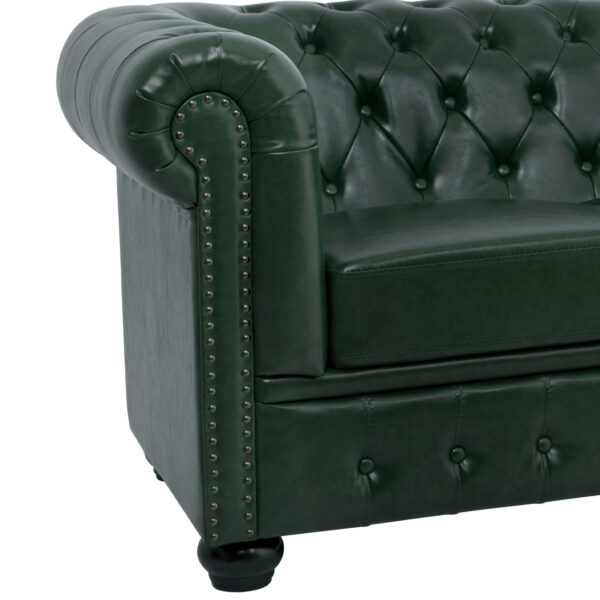 ΚΑΝΑΠΕΣ 3ΘΕΣΙΟΣ T.CHESTERFIELD HM3009.08 ΤΕΧΝΟΔΕΡΜΑ ΚΥΠΑΡΙΣΣΙ 208x90x73 εκ. (x1) - Image 7