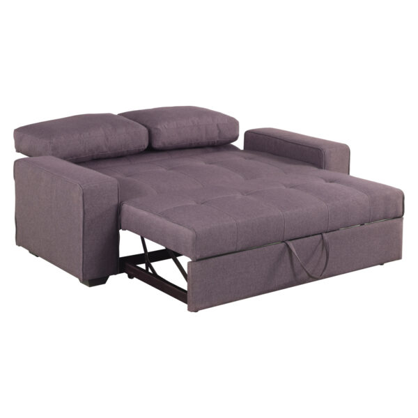 ΚΑΝΑΠΕΣ ΚΡΕΒΑΤΙ KANNA 2ΘΕΣΙΟΣ 176x102x91 εκ.HM3082.01 ΜΕ ΚΑΦΕ ΥΦΑΣΜΑ 176x102x91 εκ. (x1) - Image 3
