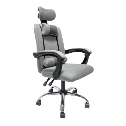 ΚΑΡΕΚΛΑ ΓΡΑΦΕΙΟΥ CRONER HM1196.02 ΓΚΡΙ MESH-ΜΕΤΑΛ.ΒΑΣΗ-NYLON ΣΚΕΛΕΤΟΣ 58x67x124Υεκ. (x1)