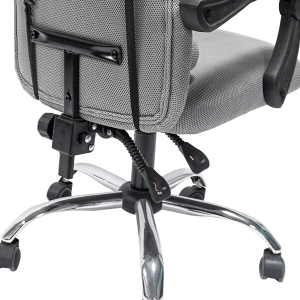 ΚΑΡΕΚΛΑ ΓΡΑΦΕΙΟΥ CRONER HM1196.02 ΓΚΡΙ MESH-ΜΕΤΑΛ.ΒΑΣΗ-NYLON ΣΚΕΛΕΤΟΣ 58x67x124Υεκ. (x1) - Image 14