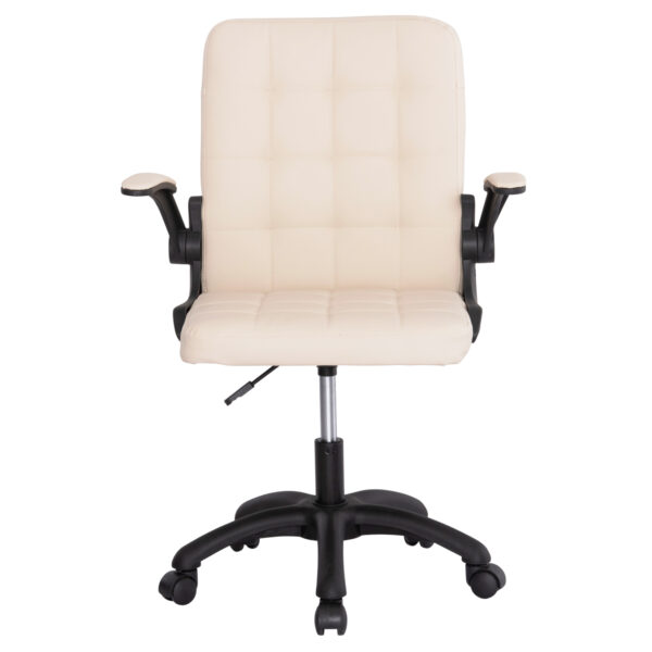 ΚΑΡΕΚΛΑ ΓΡΑΦΕΙΟΥ PORTIMA HM1197.04 ΜΠΕΖ PVC-ΜΑΥΡΟΣ NYLON ΣΚΕΛΕΤΟΣ & ΒΑΣΗ 66.5x57x97Υεκ (x1) - Image 10