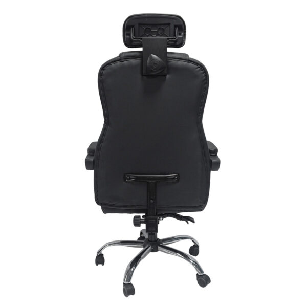 ΚΑΡΕΚΛΑ ΓΡΑΦΕΙΟΥ OCTAVIUS HM1202 ΜΑΥΡΟ PVC & NYLON-ΜΕΤΑΛ.ΧΡΩΜΙΟ ΒΑΣΗ 63x73x129Υεκ (x1) - Image 13