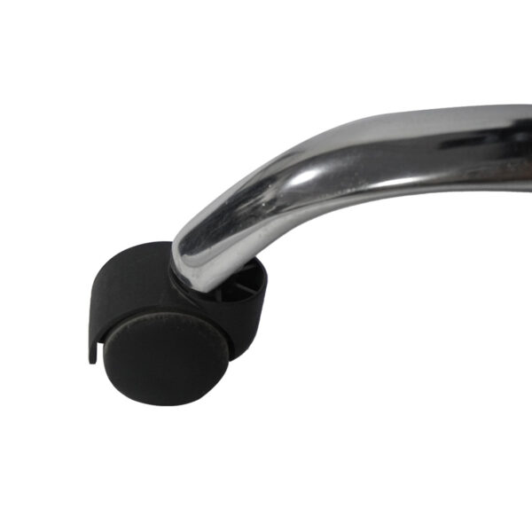 ΚΑΡΕΚΛΑ ΓΡΑΦΕΙΟΥ OCTAVIUS HM1202 ΜΑΥΡΟ PVC & NYLON-ΜΕΤΑΛ.ΧΡΩΜΙΟ ΒΑΣΗ 63x73x129Υεκ (x1) - Image 15
