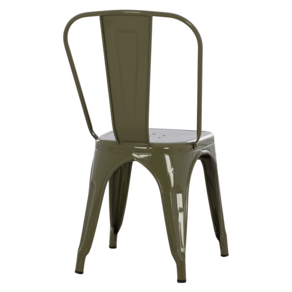 ΚΑΡΕΚΛΑ ΜΕΤΑΛΛΙΚΗ MELITA ΣΕ DARK OLIVE GREEN 43x50x82Y εκ. HM8641.03 (x1) - Image 5