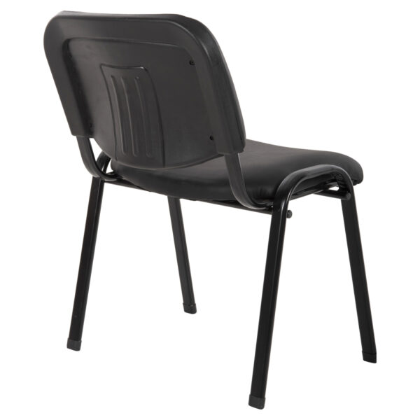 ΚΑΡΕΚΛΑ JANISHA HM1010.01 ΜΕ ΔΕΡΜΑΤΙΝΗ PU ΜΑΥΡΟ 553,5x59x77 εκ. (x1) - Image 5